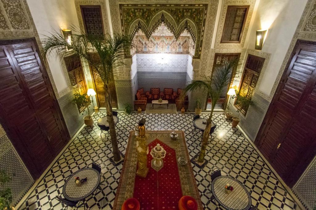 Posezení v ubytování Riad Al Makan Fes & Spa