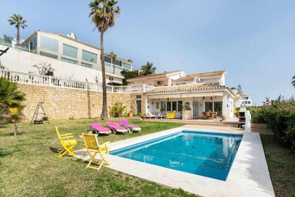 Villa Zebra with sea views pool up to 14 guests, Arroyo de la Miel