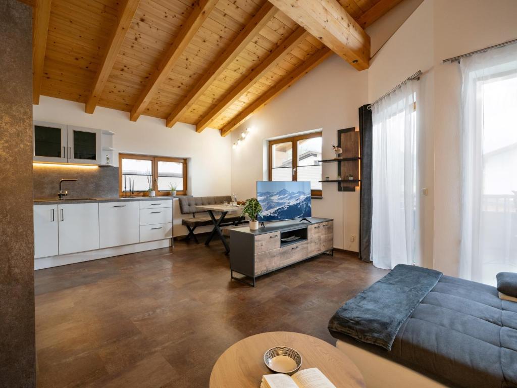 Kuchyň nebo kuchyňský kout v ubytování Ferienwohnung Eisenmann
