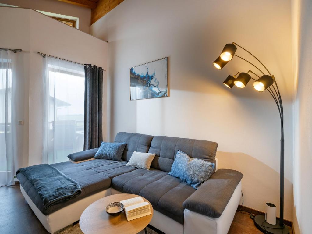 Posezení v ubytování Ferienwohnung Eisenmann