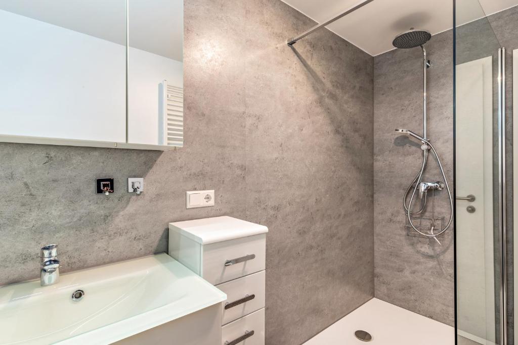 Koupelna v ubytování Ferienwohnung Eulennest