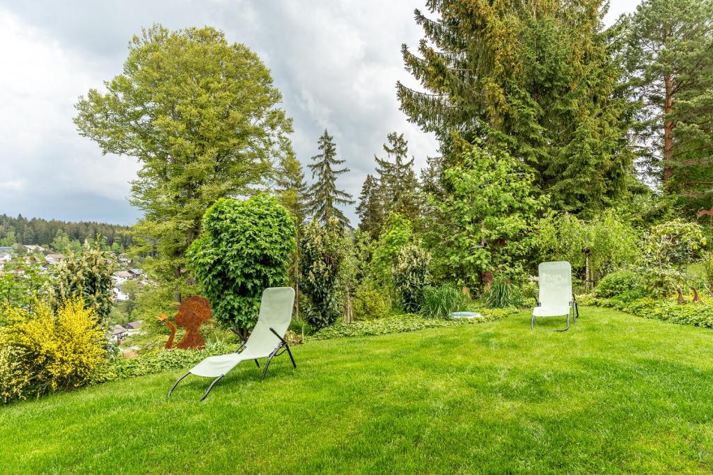 Zahrada ubytování Ferienwohnung Eulennest