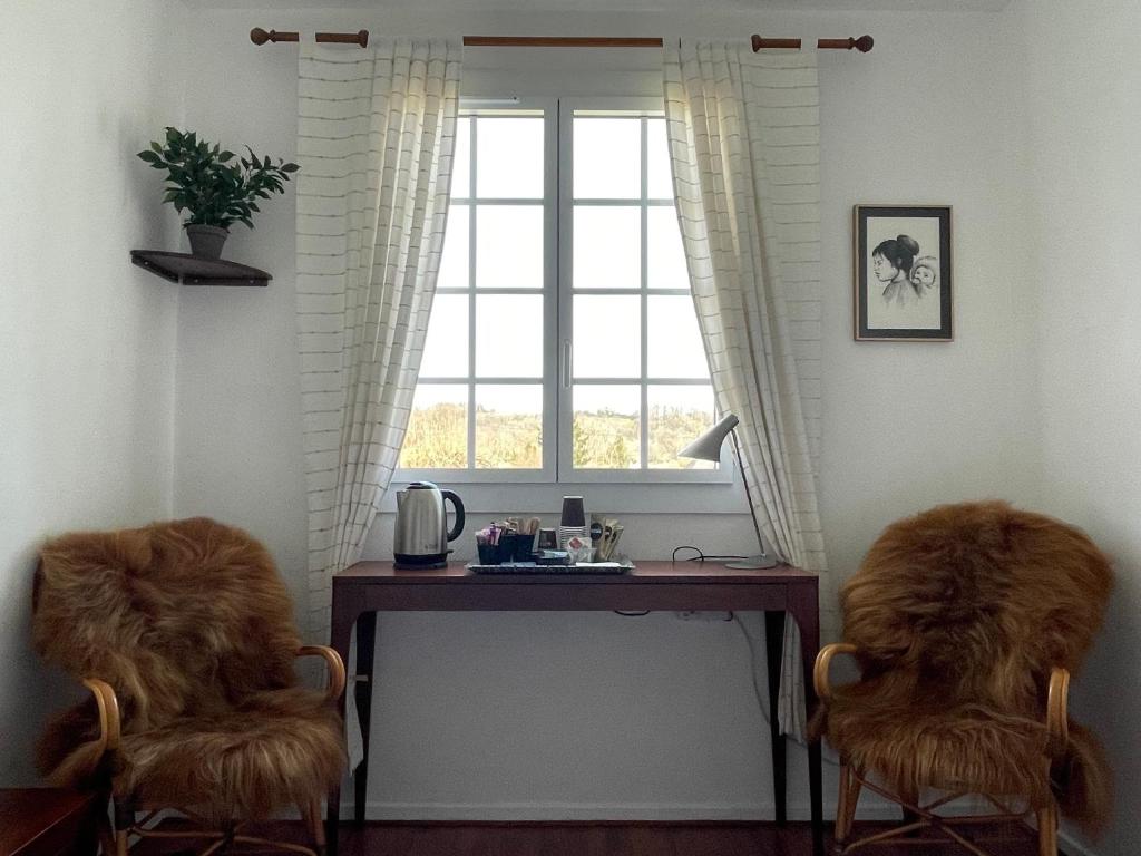 Les Hortensias - Double Room With Garden View
