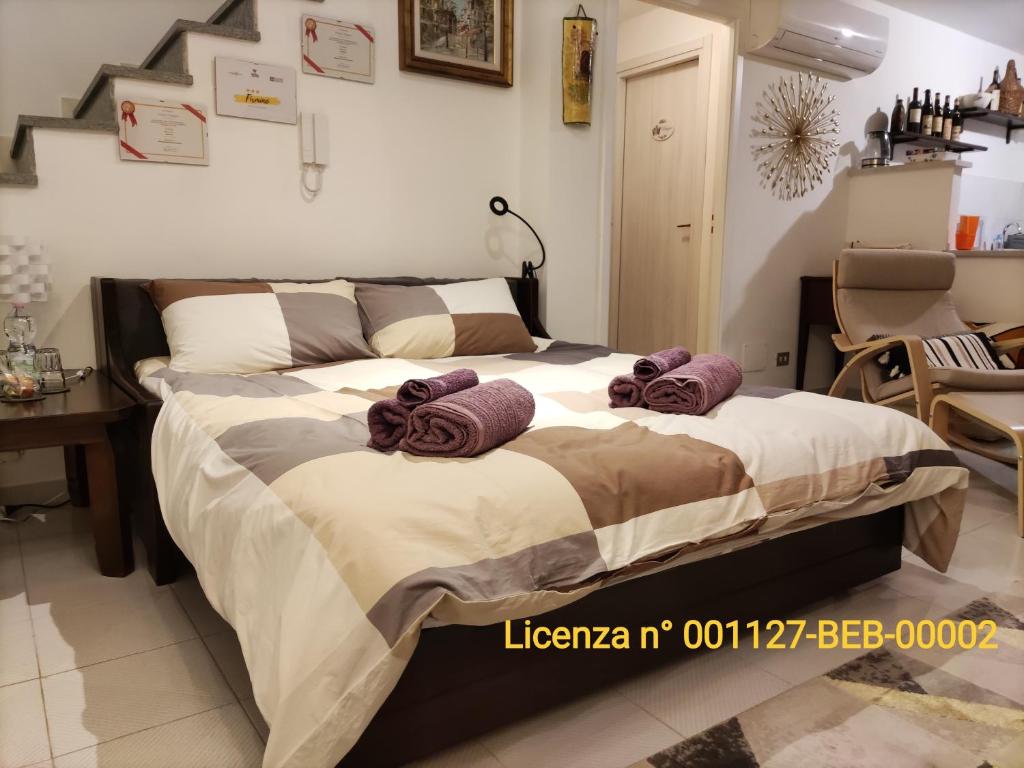 Katil atau katil-katil dalam bilik di B&B Firmino