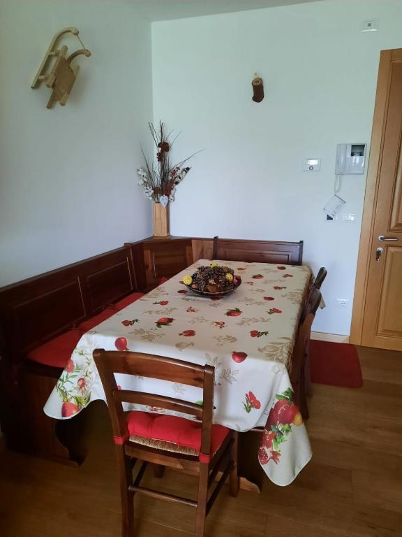 Postel nebo postele na pokoji v ubytování La Casetta di Mariangela