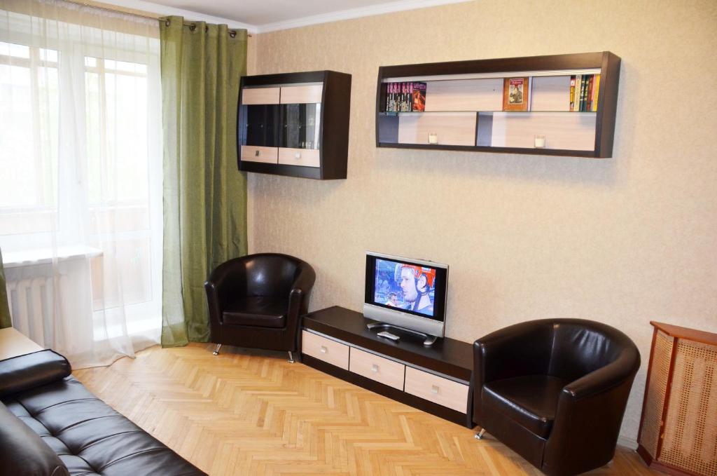 TV o dispositivi per l'intrattenimento presso Cosy-2 Apartments on Kievskaya