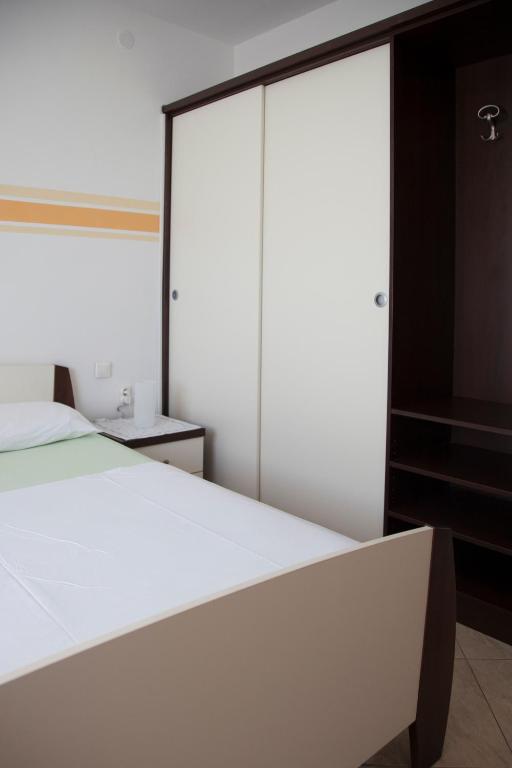 Postel nebo postele na pokoji v ubytování haus toni