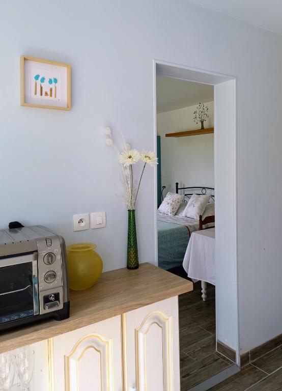 Postel nebo postele na pokoji v ubytování Le Petit Accent
