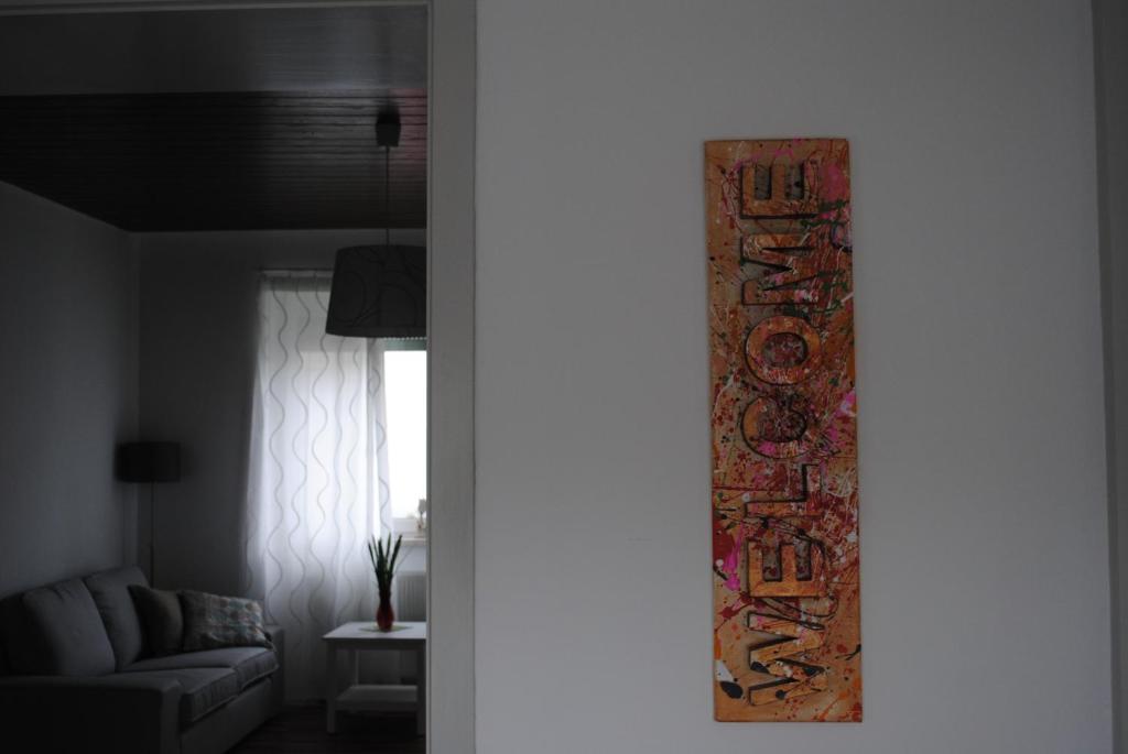Posezení v ubytování Das Tulpen Apartment