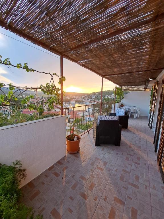 Balkón nebo terasa v ubytování Apartment SEA VIEW