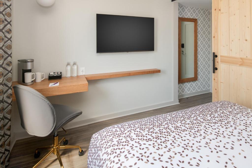Postel nebo postele na pokoji v ubytování Hotel Keen