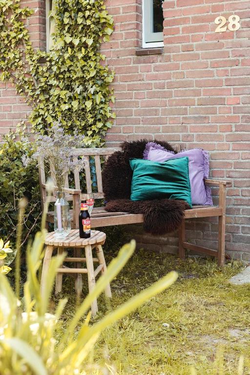 Zahrada ubytování Bed & Bakkie Het Lamsoor Texel