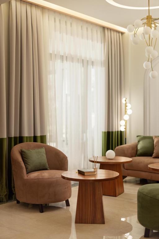 Posezení v ubytování Hotel Diplomat by Aycon
