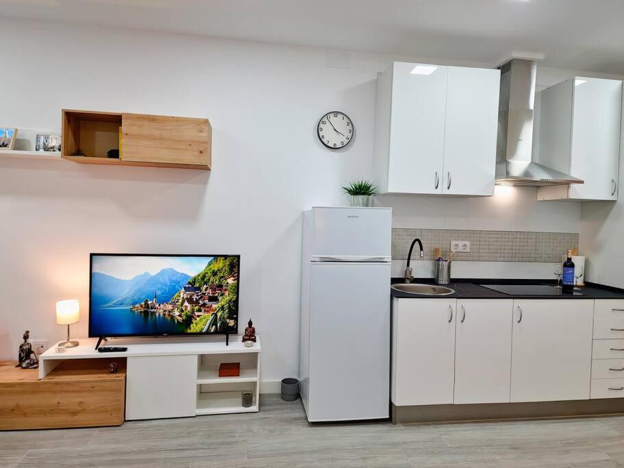 Kuchyň nebo kuchyňský kout v ubytování Apartamentos Bielsa 'Madrid Río'