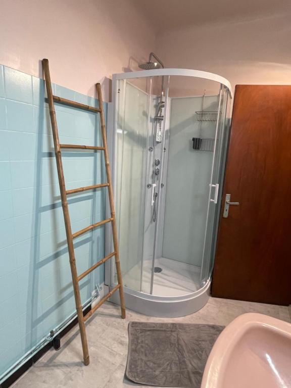 Kúpeľňa v ubytovaní Longère Tourangelle