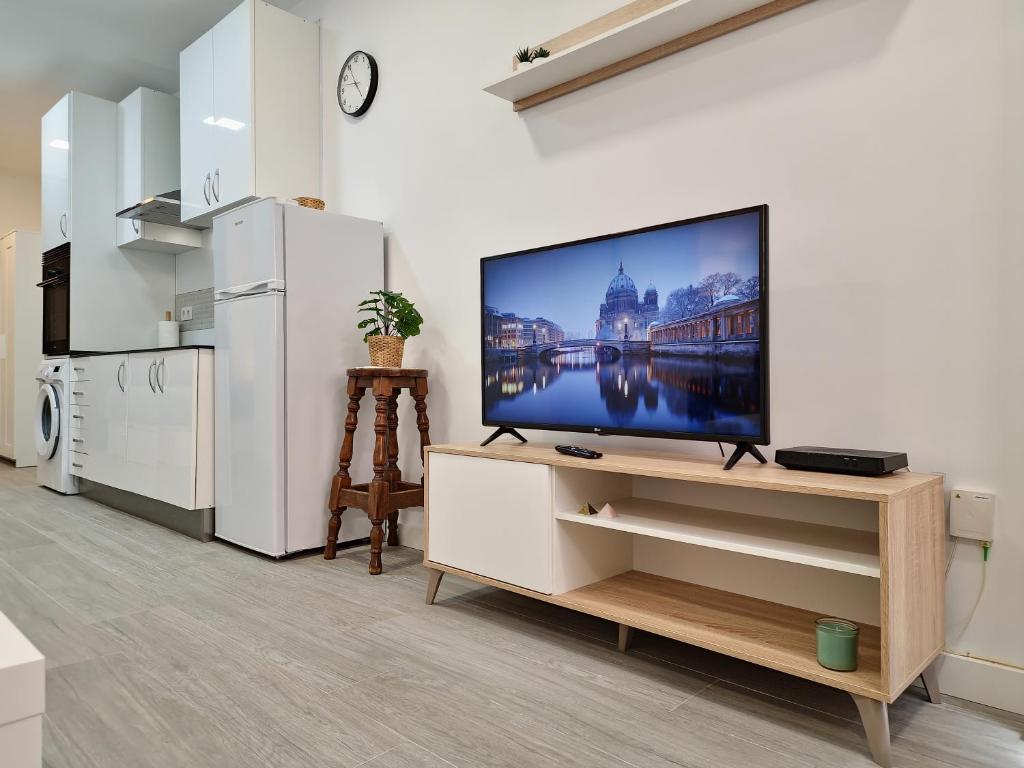 Kuchyň nebo kuchyňský kout v ubytování Apartamentos Bielsa 'Madrid Río'