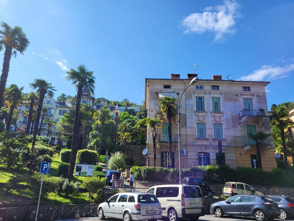 Budynek, w którym mieści się apartament