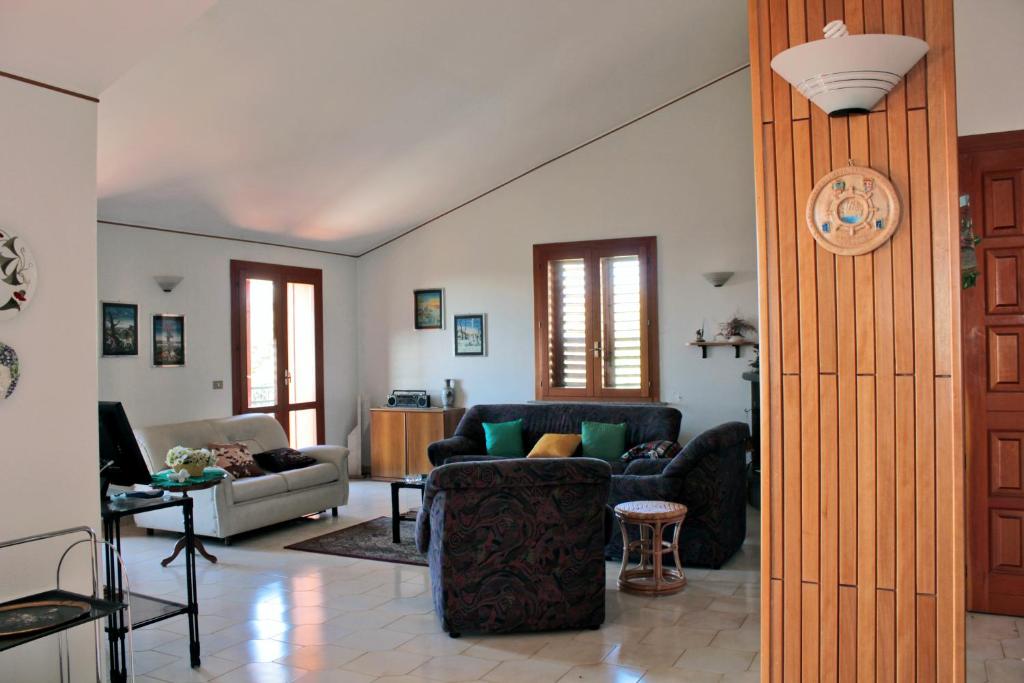 Posezení v ubytování Magma Guest House