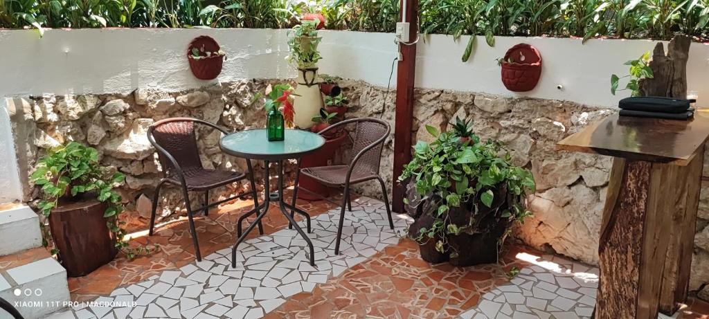 Patio nebo venkovní prostory v ubytování Casa Hadassa La Cañada