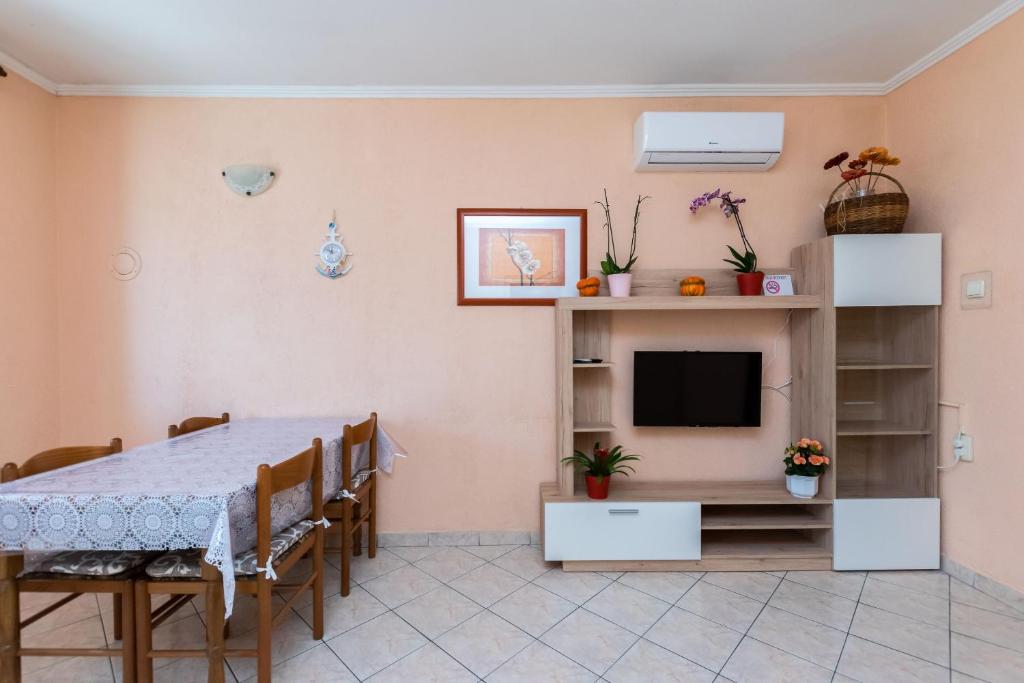 TV a/nebo společenská místnost v ubytování House Nenad