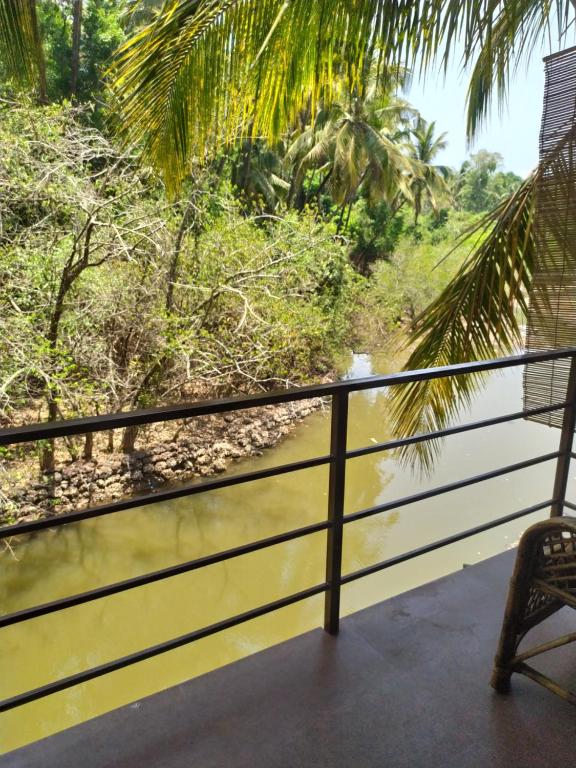Balkón nebo terasa v ubytování Palm Trees Ayurvedic Heritage