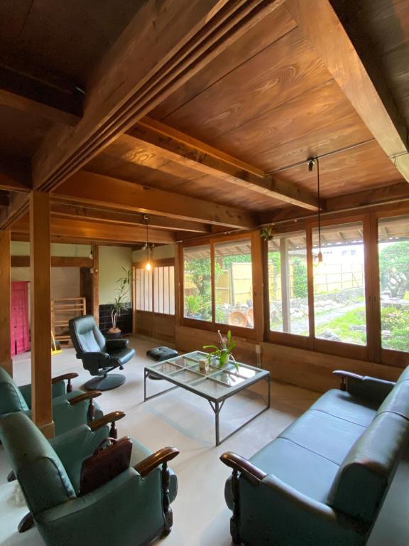 Posezení v ubytování anakashico Hostel Kumano Kodo