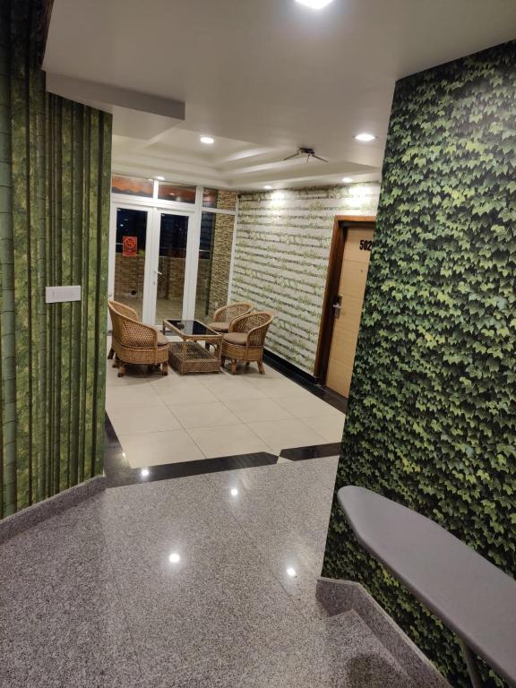 Posezení v ubytování Hotel Krishna Kathmandu