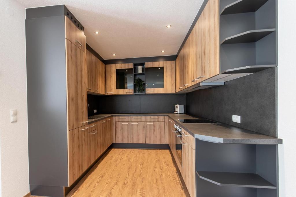 Kuchyň nebo kuchyňský kout v ubytování Ferienwohnung Pedit
