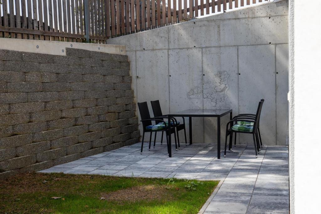 Patio nebo venkovní prostory v ubytování Ferienwohnung Pedit