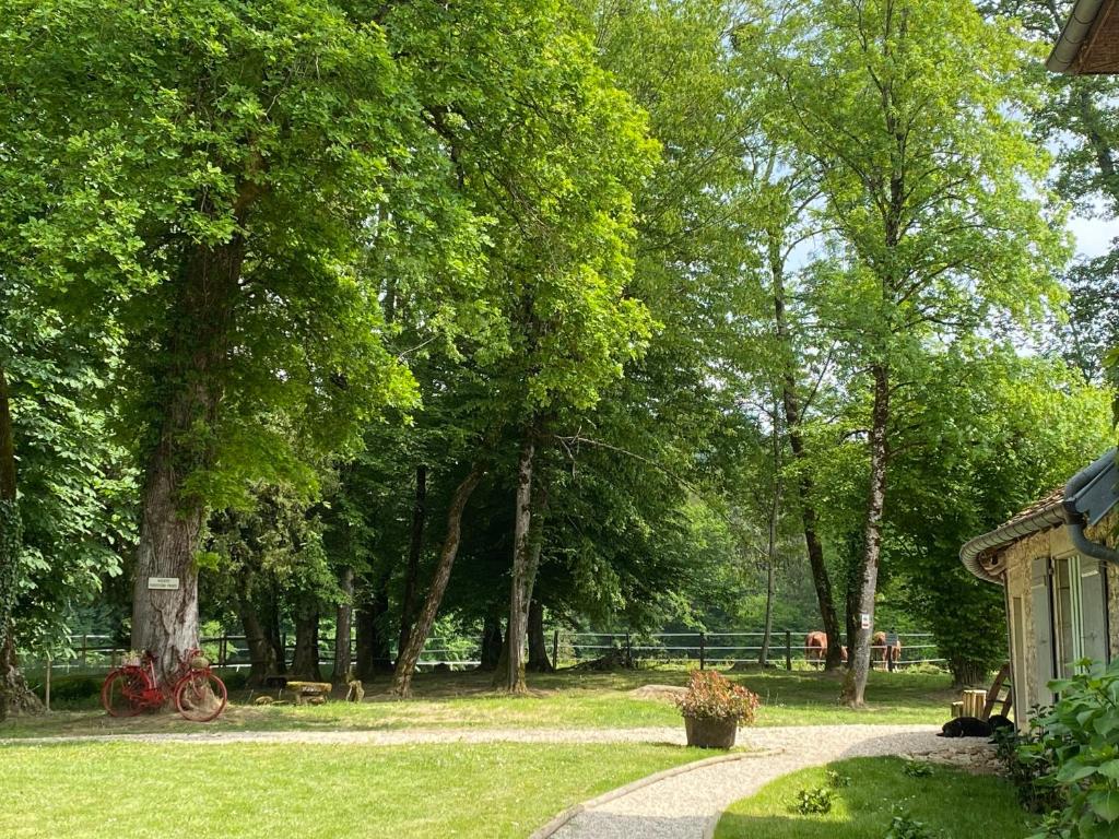 Zahrada ubytování Le Colombier de Malpas