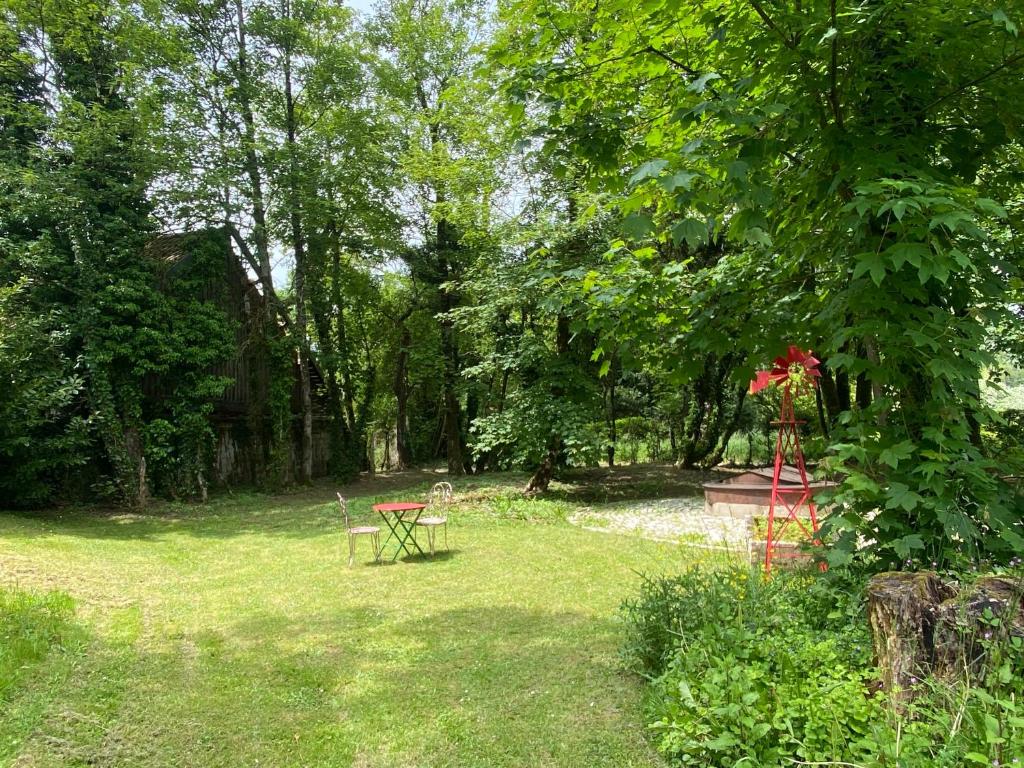 Zahrada ubytování Le Colombier de Malpas