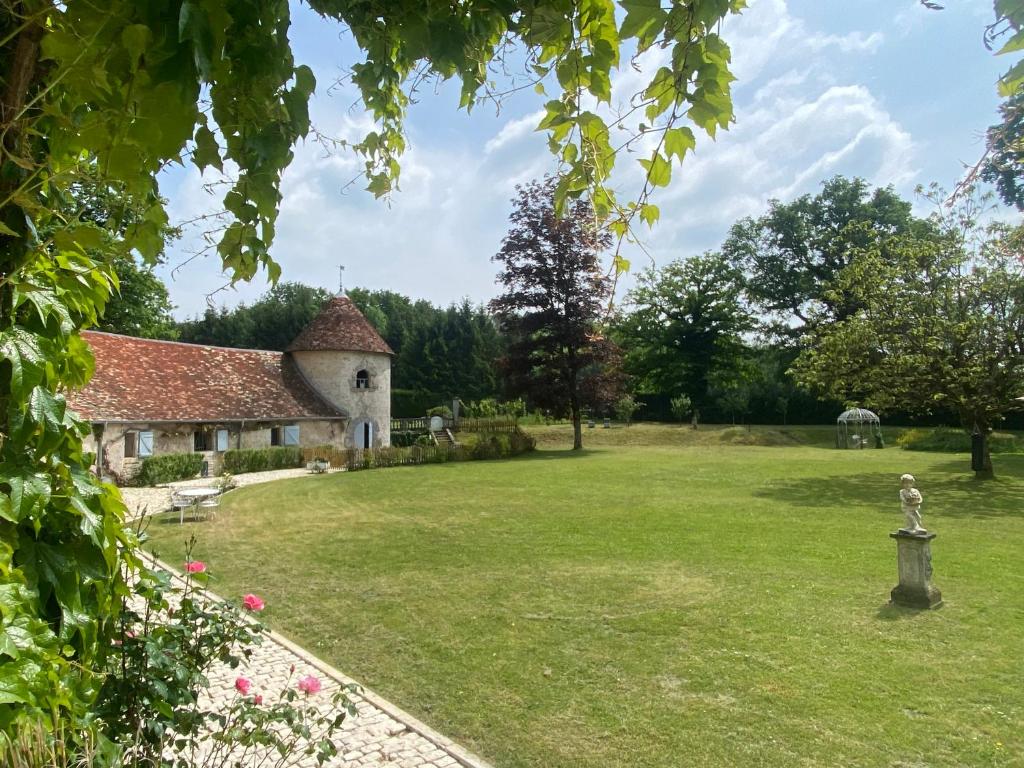 Zahrada ubytování Le Colombier de Malpas
