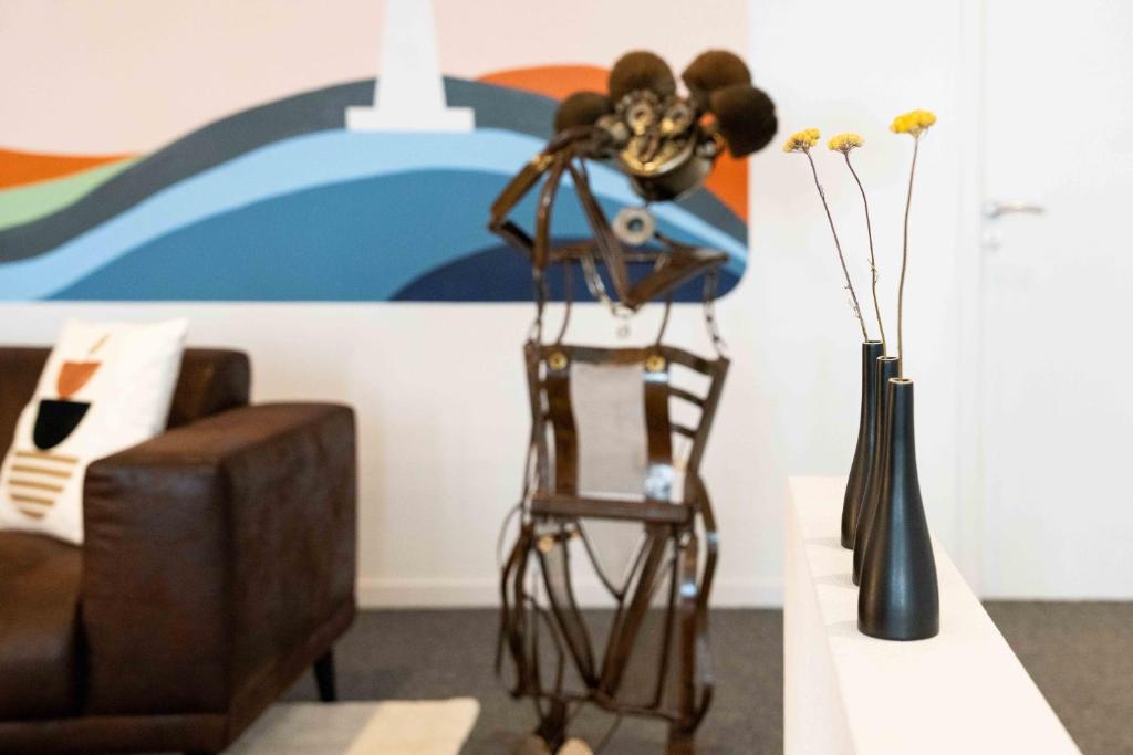 Posezení v ubytování Urban Style Biarritz Le Relais