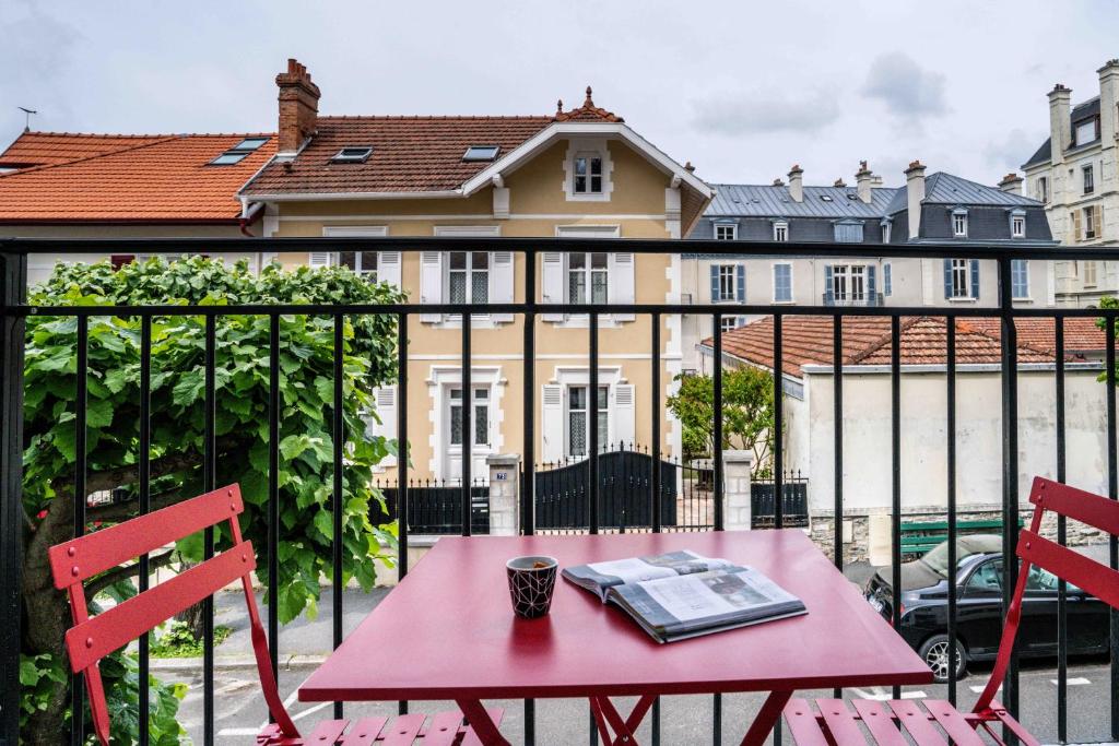 Balkón nebo terasa v ubytování Urban Style Biarritz Le Relais