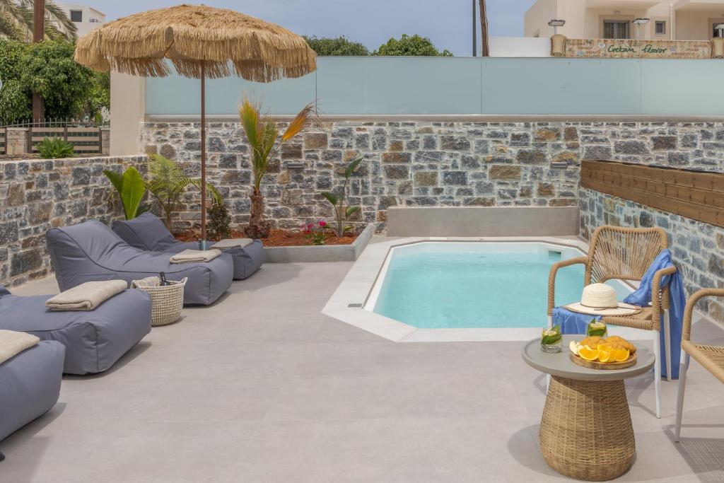 Bazén v ubytování Anassa Suites Stalis by Estia "Adults Only" nebo v jeho okolí