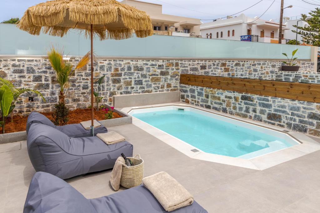 Bazén v ubytování Anassa Suites Stalis by Estia "Adults Only" nebo v jeho okolí