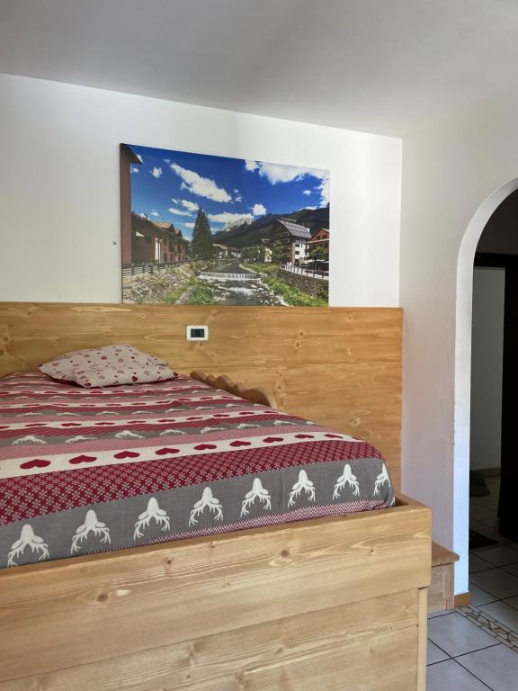 Postel nebo postele na pokoji v ubytování CIASA SORES