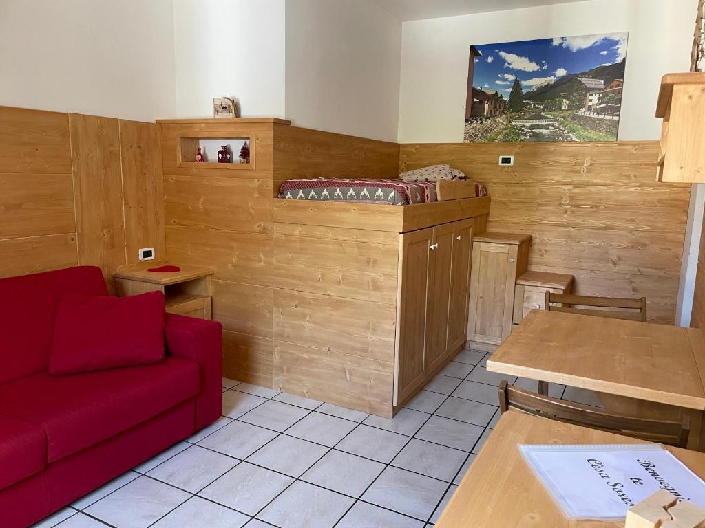 Posezení v ubytování CIASA SORES