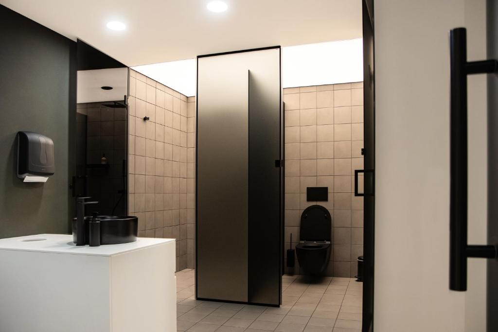 Vonios kambarys apgyvendinimo įstaigoje Lubata 5 Apartments