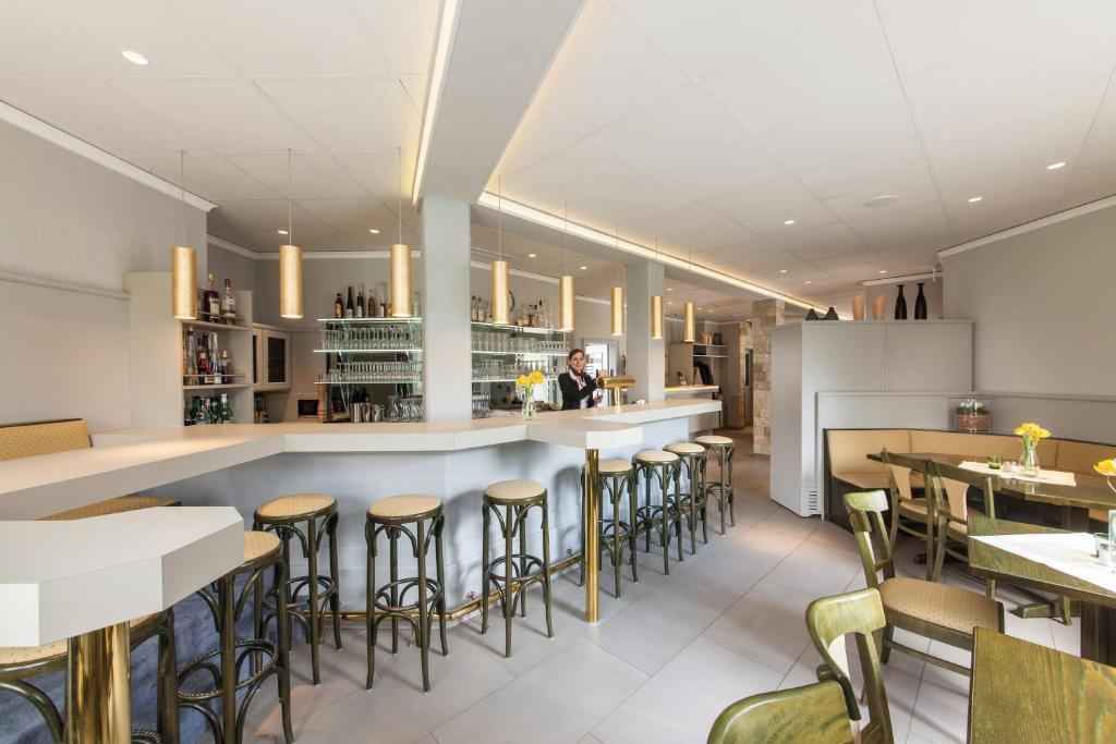 Kuchyň nebo kuchyňský kout v ubytování Hotel Strijewski