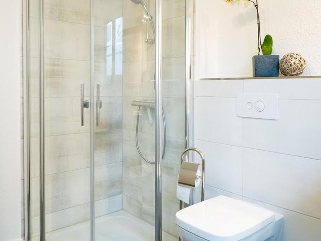 Koupelna v ubytování Ferienwohnung Epting