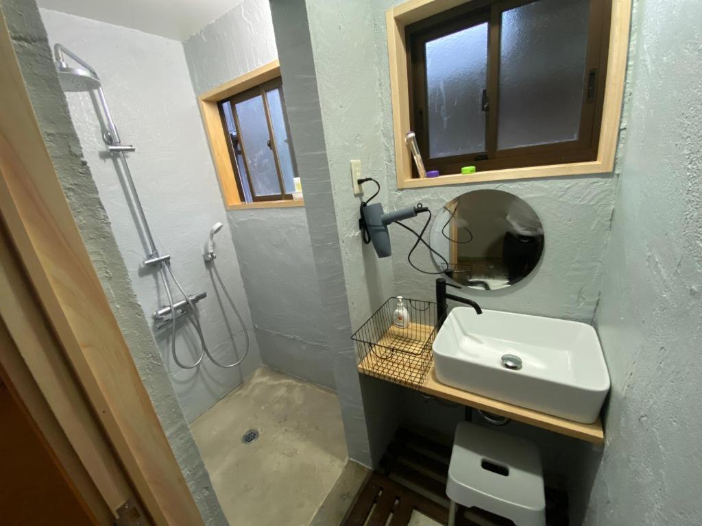 Koupelna v ubytování anakashico Hostel Kumano Kodo