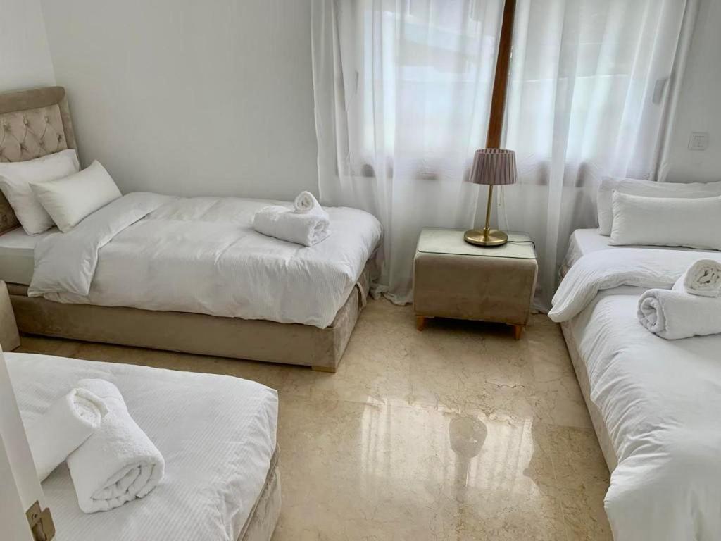 Postel nebo postele na pokoji v ubytování Villa Jasmin 15