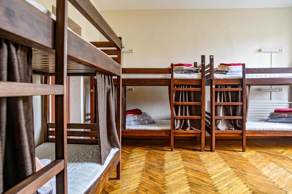 Postel nebo postele na pokoji v ubytování Klaipeda Hostel