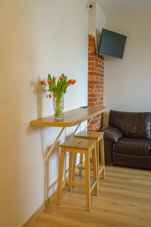 TV a/nebo společenská místnost v ubytování Klaipeda Hostel