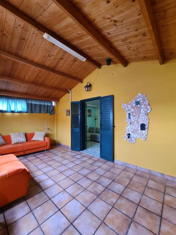 Posezení v ubytování Casa nell'isola