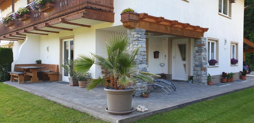 Zahrada ubytování Appartement Claudia