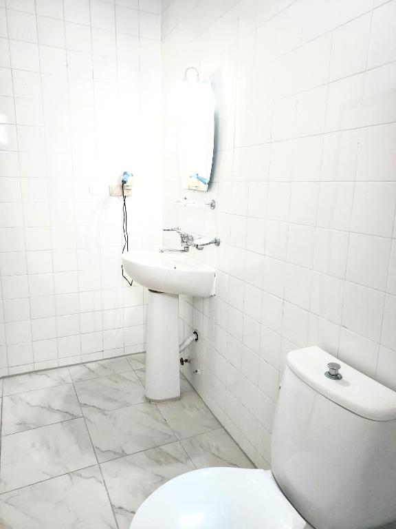 Koupelna v ubytování Kleopatra Sahara Hotel