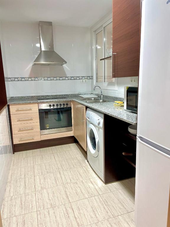 Kuchyňa alebo kuchynka v ubytovaní Apartamento Vegazul