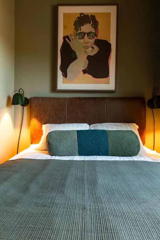 Postel nebo postele na pokoji v ubytování Spar Hotel Gårda